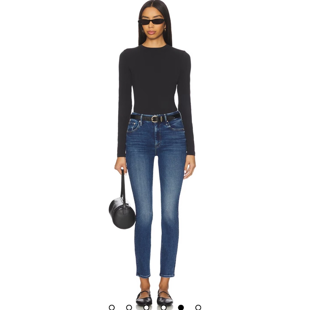 MOTHER Dark Blue Skinny Jeans